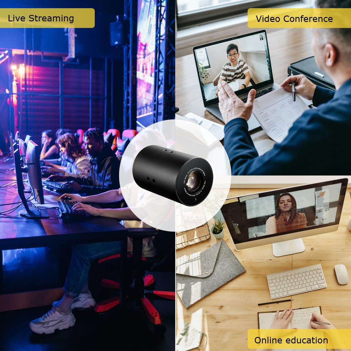 SDTNOVA SV10X Cámara profesional de transmisión de video en vivo Full HD 1080P 60fps USB3.0 HDMI 10X Zoom óptico por control remoto Cámara de