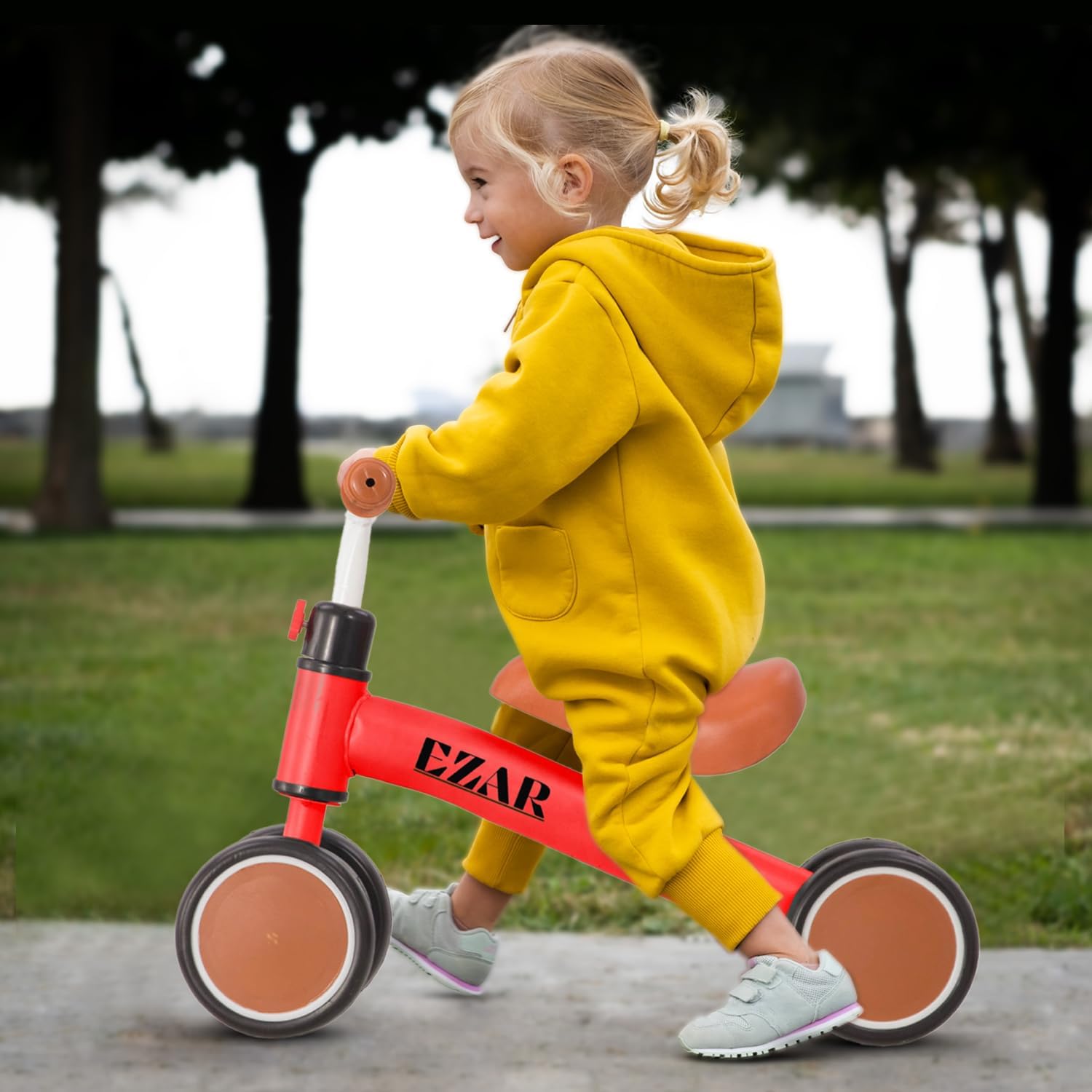 Bicicleta de equilibrio para niños, bicicleta de equilibrio para bebés de 1 año de edad, juguetes para niños pequeños de 1 a 2 años, bicicleta de