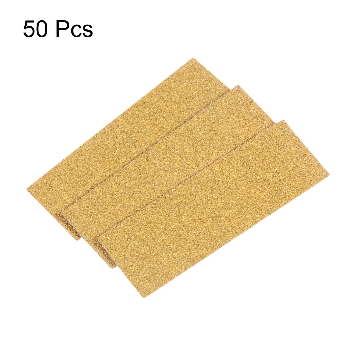 50 piezas de papel micro lijadora de grano 80 de 3.5 x 1.2 pulgadas, mini hojas de lija de gancho para madera, metal, pequeños proyectos, espacios