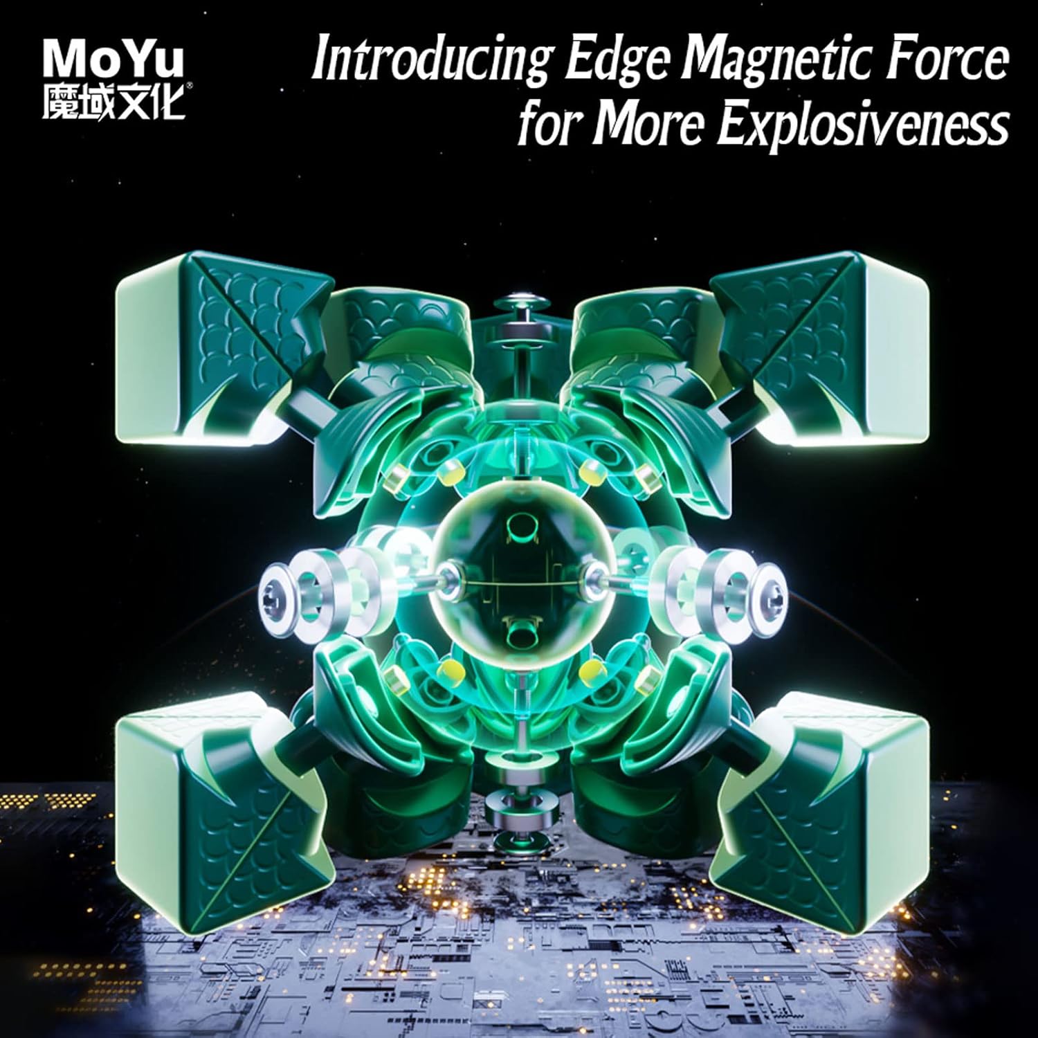 MoYu WeiLong WRM V9 3 x 3 Maglve Ball Core versión UV recubierto versión profesional Speed Cube sin pegatinas 3x3x3 rompecabezas cubo para niños