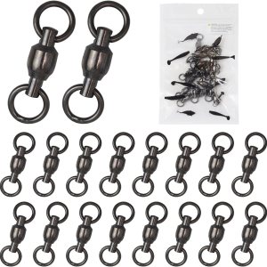 MAFIMOEA – 15-25 piezas de rodamientos de bolas de pesca, conectores giratorios de acero inoxidable, anillo de soldadura sólido de alta resistencia, MAFIMOEA – 15-25 piezas de rodamientos de bolas de pesca, conectores giratorios de acero inoxidable, anillo de soldadura sólido de alta resistencia,