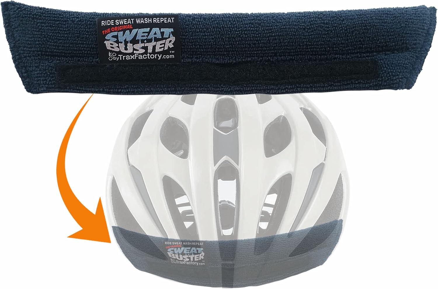Banda para el sudor del casco de bicicleta evita el goteo de sudor, te mantiene fresco, comodidad premium, integración simple del casco y extracción