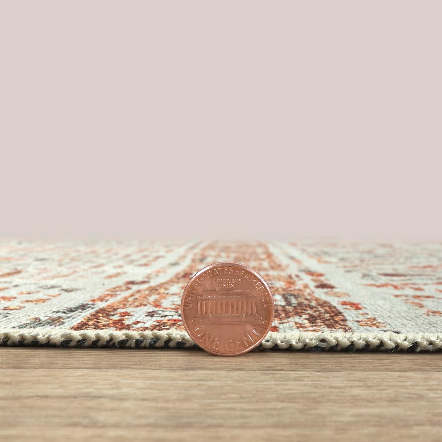 Adiva Rugs Alfombra de área lavable a máquina de 2 x 3 pies con parte trasera antideslizante para sala de estar, dormitorio, baño, cocina, alfombra