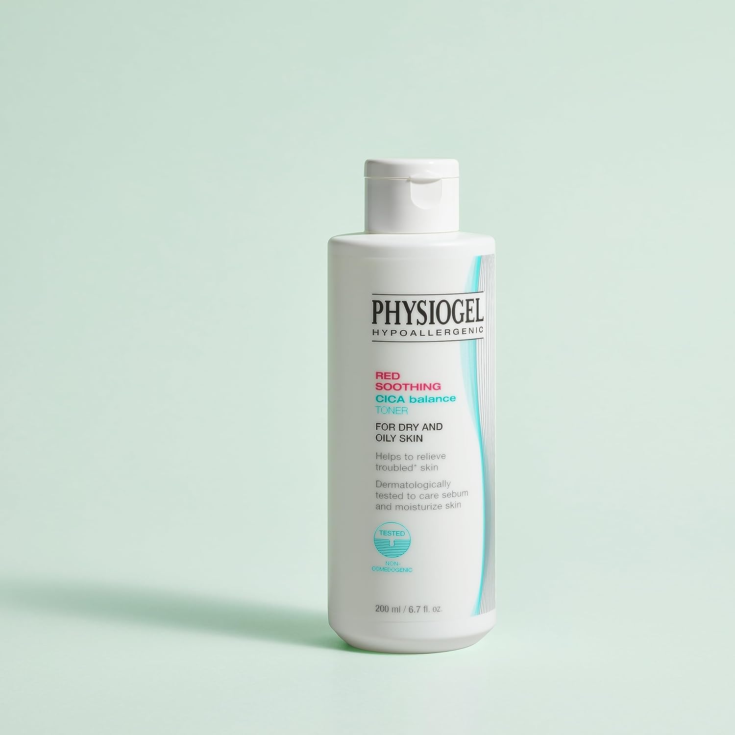 PHYSIOGEL Tónico de equilibrio de cica calmante rojo  Maneja problemas de piel, refina los poros, controla el sebo  Cica, PEA, niacinamida, pantenol