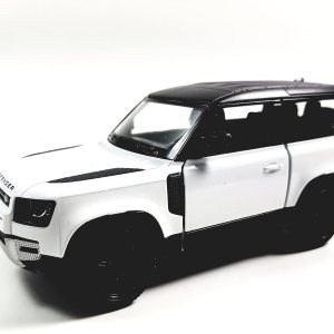 Kinsmart Land Rover Defender 90 Eggshell Blanco 136 Escala Diecast SUV PEQUEÑO Kinsmart Land Rover Defender 90 Eggshell Blanco 136 Escala Diecast SUV PEQUEÑO