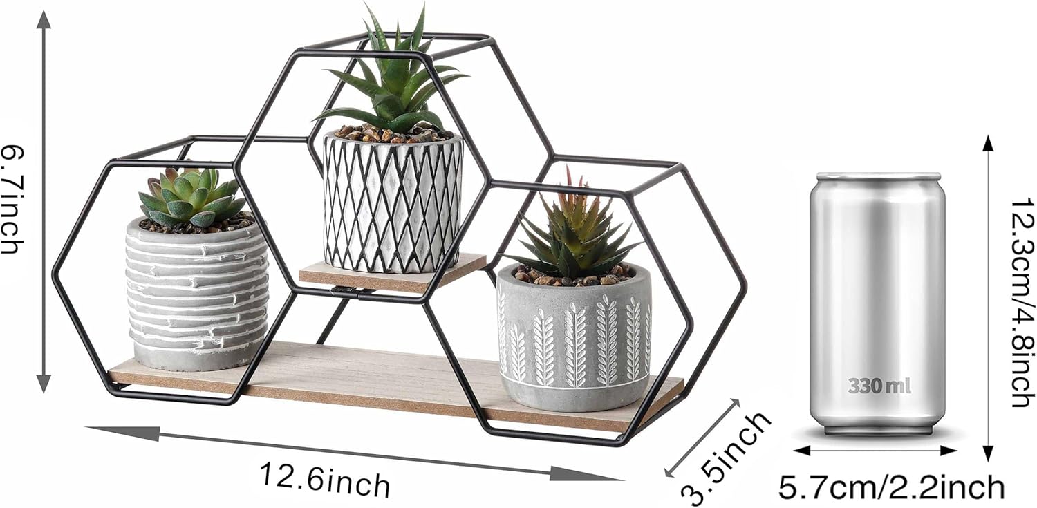 TERESA’S COLLECTIONS Plantas artificiales modernas en maceta para decoración del hogar, planta falsa de interior, decoración de pared bohemia con