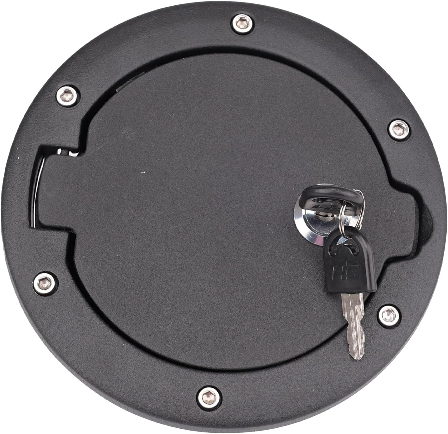 Tapa de depósito de gasolina para puerta de llenado de combustible para Jeep Wrangler JK 2007-2018, accesorios Unlimited Rubicon Sahara AOLIHAN de 2