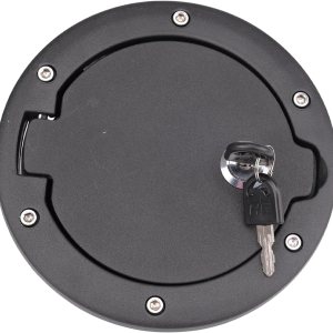 Tapa de depósito de gasolina para puerta de llenado de combustible para Jeep Wrangler JK 2007-2018, accesorios Unlimited Rubicon Sahara AOLIHAN de 2 Tapa de depósito de gasolina para puerta de llenado de combustible para Jeep Wrangler JK 2007-2018, accesorios Unlimited Rubicon Sahara AOLIHAN de 2