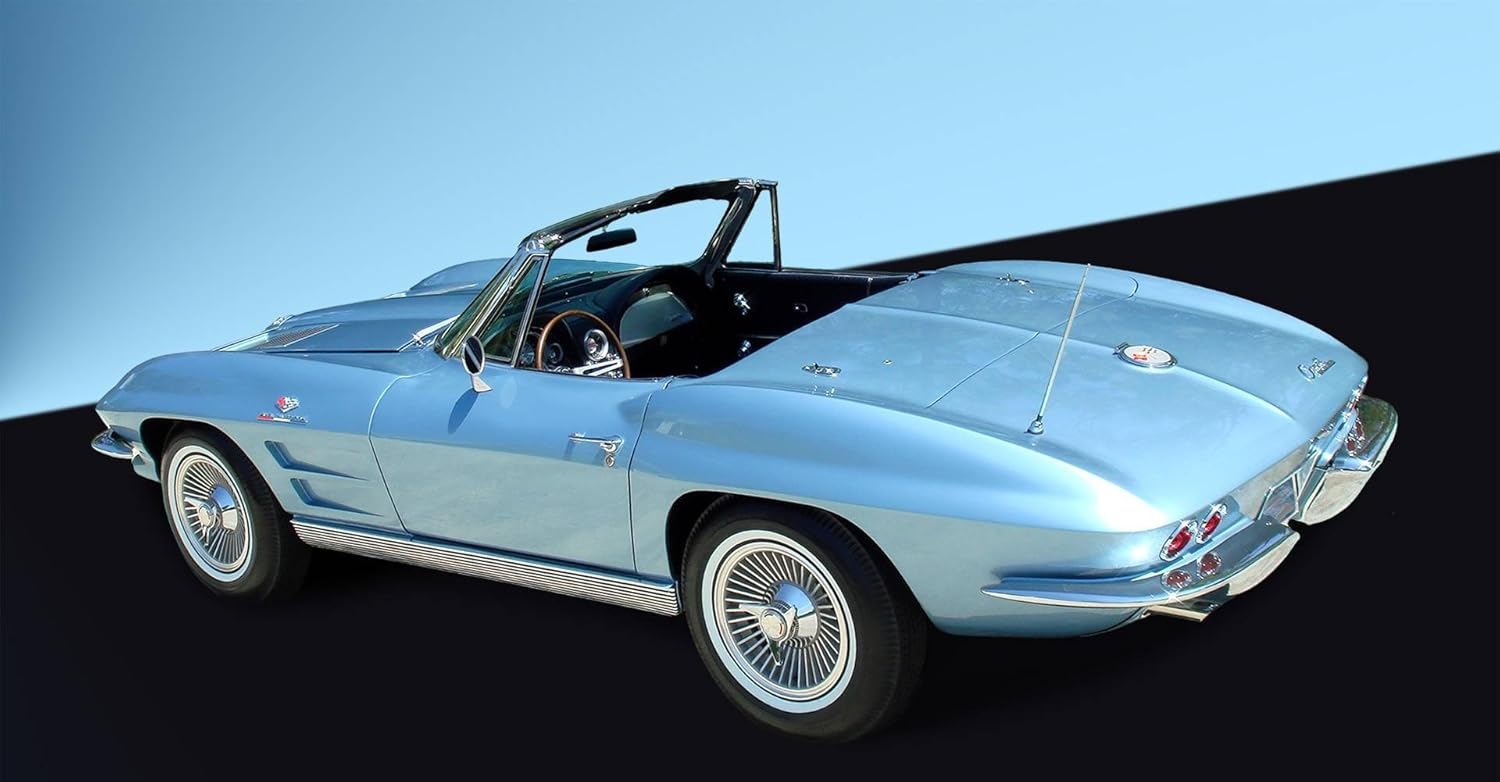 Corvette – Alfombrillas convertibles para ratón, clásicas y vintage, para coches viejos, cañas calientes