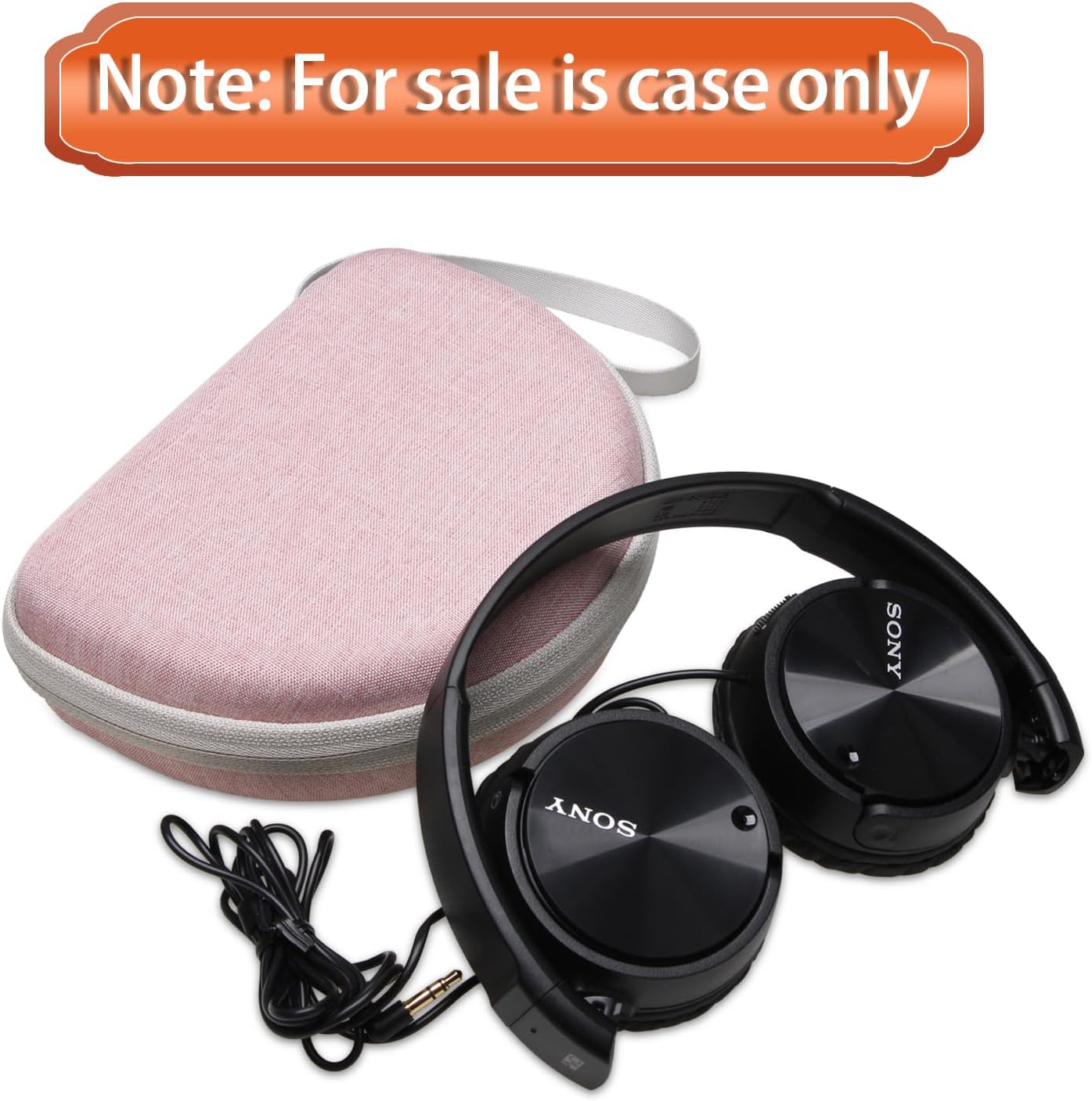LTGEM Funda rígida para auriculares Sony MDR-ZX110ZX110APZX110NCZX310AP con cable, para auriculares iClever BTH22 para niños, bolsa de