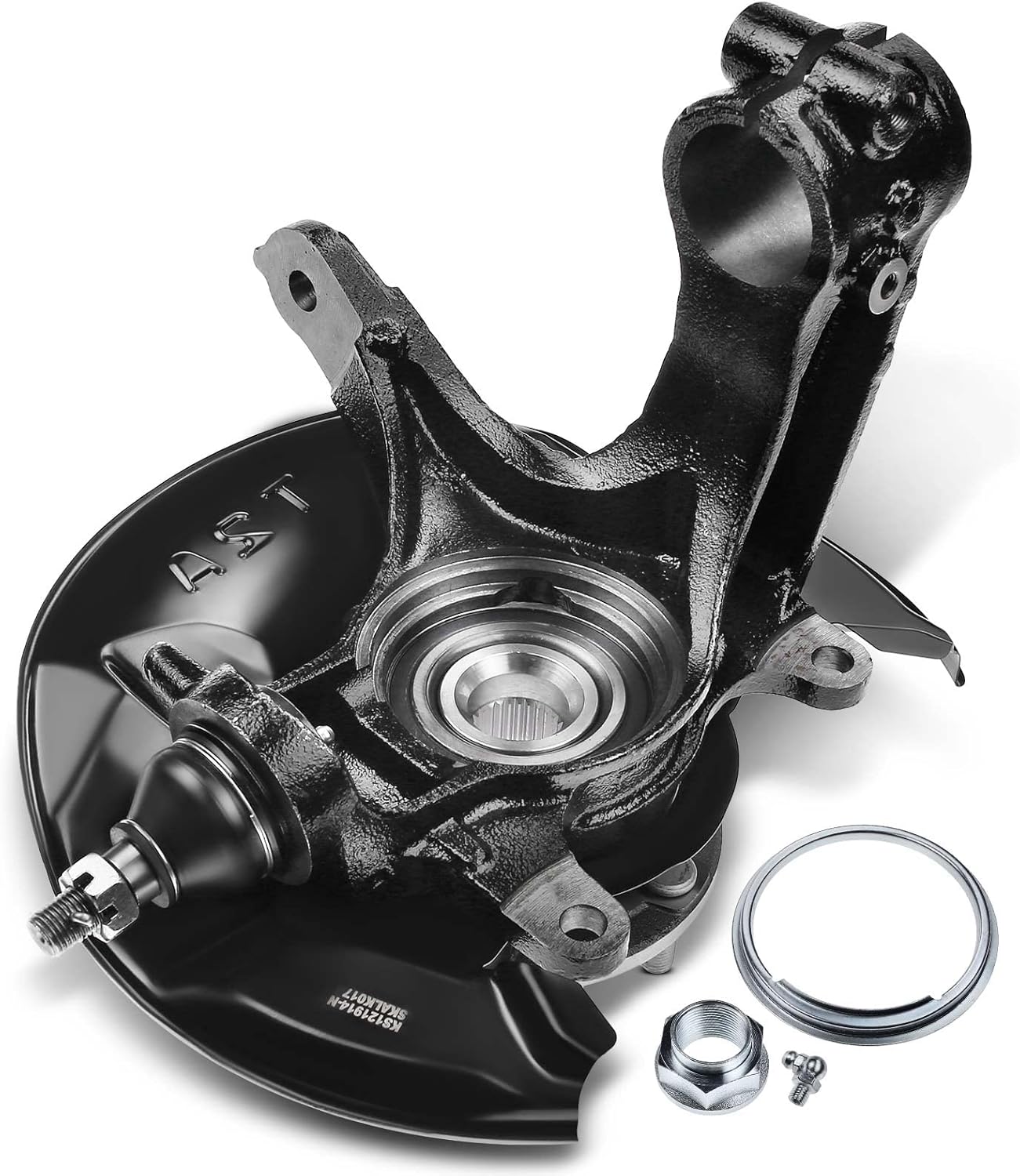 A-Premium Conjunto de cubo de cojinete de dirección delantero y cojinete de rueda compatible con Honda Accord 2013-2016, lado izquierdo del
