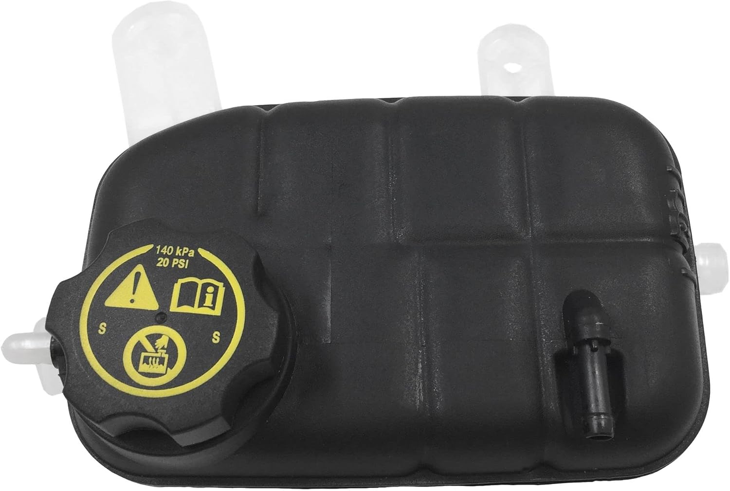 Tanque de expansión de depósito de desbordamiento de refrigerante con tapa para 2013-2019 Buick Encore Base para 2013-2016 Buick Encore Conveniencia