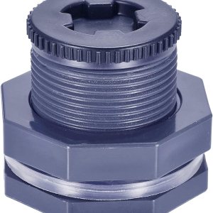 JoyTube 2″ Hembra PVC Bulkhead Fitting con tapón Junta de sello de silicio Conector de tanque de agua para sierra de agujero de 3 pulgadas Barriles JoyTube 2″ Hembra PVC Bulkhead Fitting con tapón Junta de sello de silicio Conector de tanque de agua para sierra de agujero de 3 pulgadas Barriles