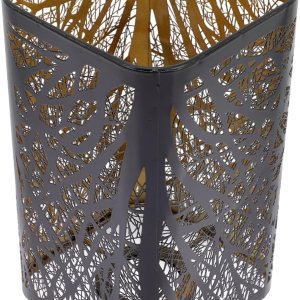 KALLORY Sombras de lámpara de metal, pantalla hueca tallada, cubierta de lámpara de hierro, estilo moderno, pantalla decorativa para lámpara de KALLORY Sombras de lámpara de metal, pantalla hueca tallada, cubierta de lámpara de hierro, estilo moderno, pantalla decorativa para lámpara de