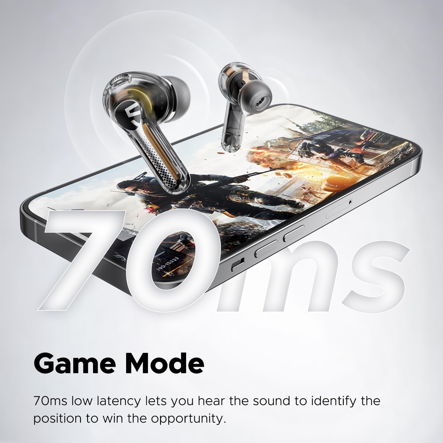 SoundPEATS Capsule3 Pro  Auriculares inalámbricos con alta resolución y LDAC, auriculares híbridos Bluetooth 5.3 con cancelación activa de ruido de