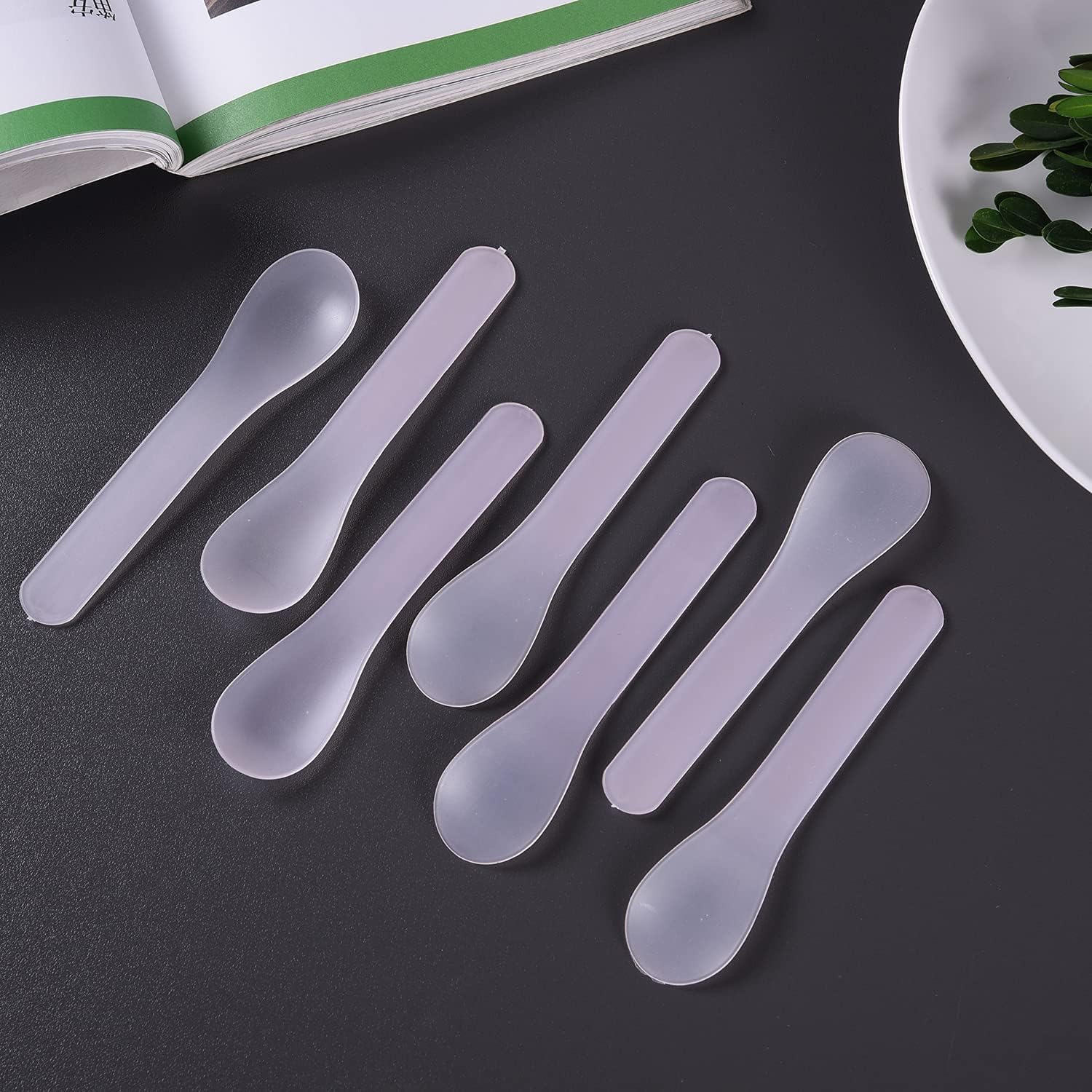 28 cucharas que cambian de color, cucharas de helado, cucharas de pudín de postre, cucharas de celebración de cumpleaños, ideales para fiestas,
