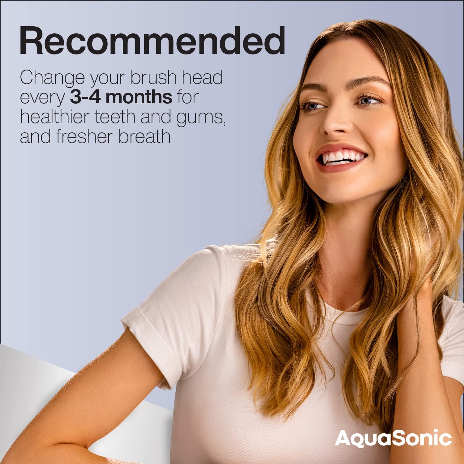 AquaSonic Icon – Cabezales de cepillo de repuesto  Compatible con AquaSonic Icon Cepillo de dientes  2 cabezales de cepillo  para dientes normales y