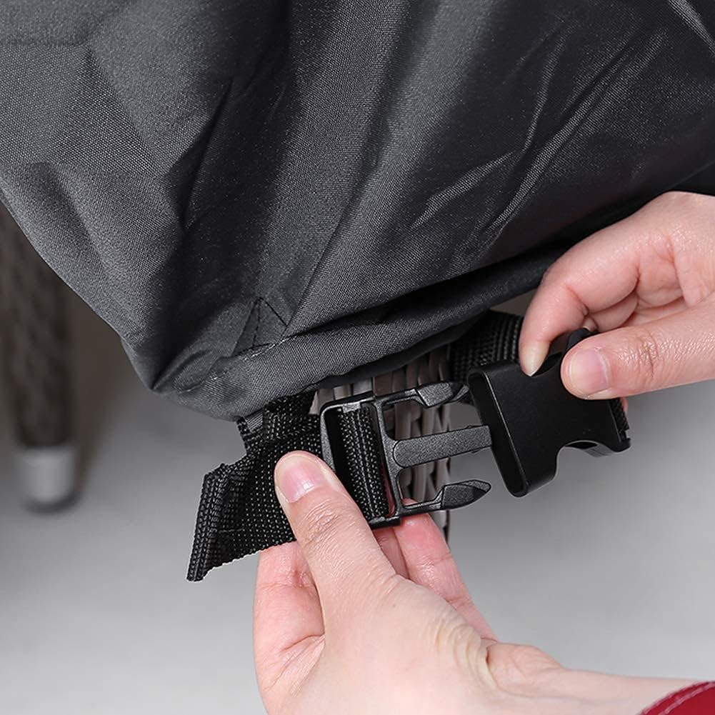 Tempera – Fundas de mesa exterior y silla, para juego de comedor al aire libre, cubierta de muebles de patio, impermeable, resistente al viento,