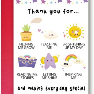 Ziwenhu Bonita tarjeta de agradecimiento para profesores, preciosa tarjeta de agradecimiento para mujeres y hombres, regalos de agradecimiento para Ziwenhu Bonita tarjeta de agradecimiento para profesores, preciosa tarjeta de agradecimiento para mujeres y hombres, regalos de agradecimiento para