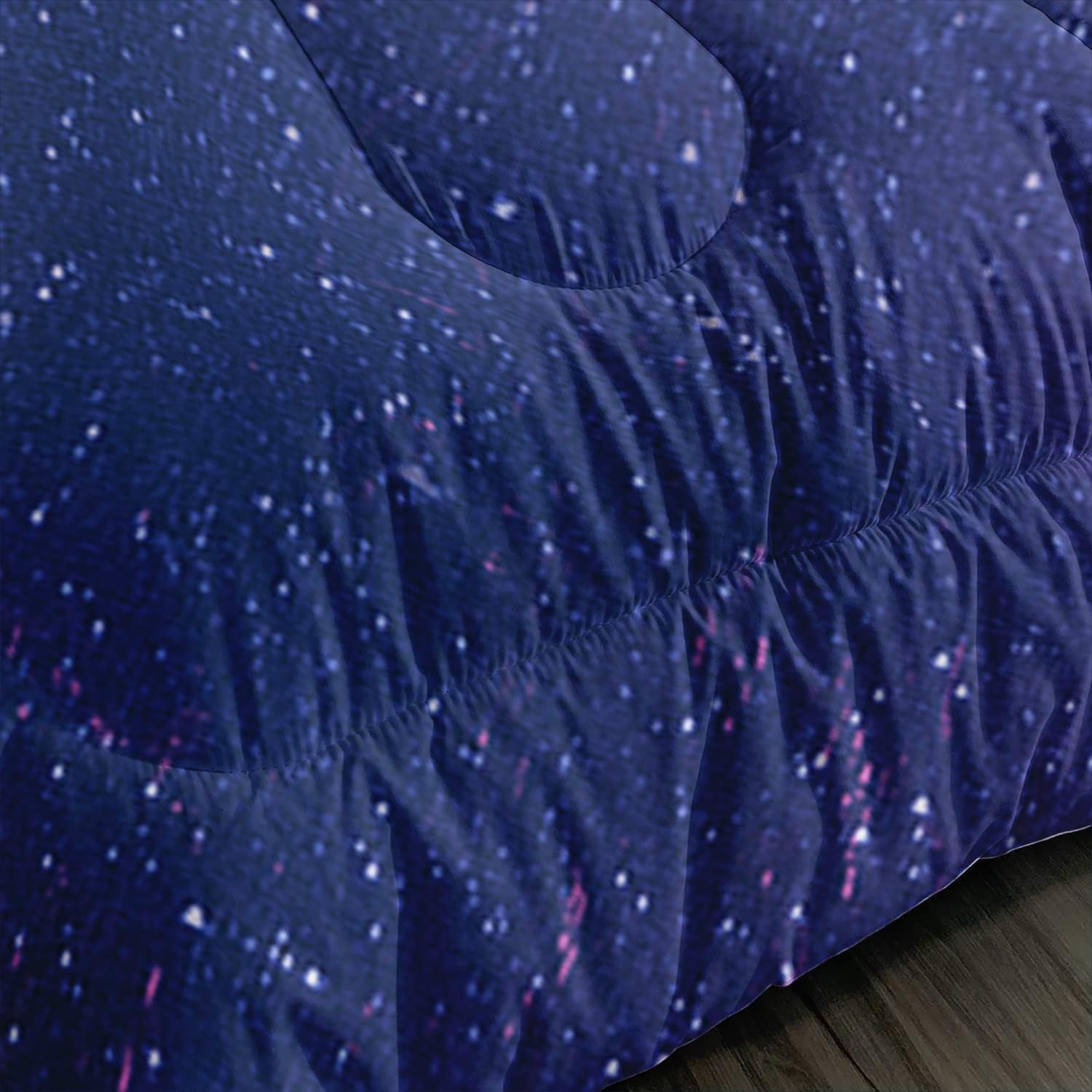 AILONEN Juego de edredón de unicornio espacial morado, juego de ropa de cama superior para niños adolescentes y niños, juegos de cama de galaxia