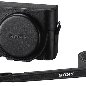 Sony Funda Premium (LCJRXKB) para cámaras fotográficas digitales de la serie RX100, color negro, pequeña Sony Funda Premium (LCJRXKB) para cámaras fotográficas digitales de la serie RX100, color negro, pequeña