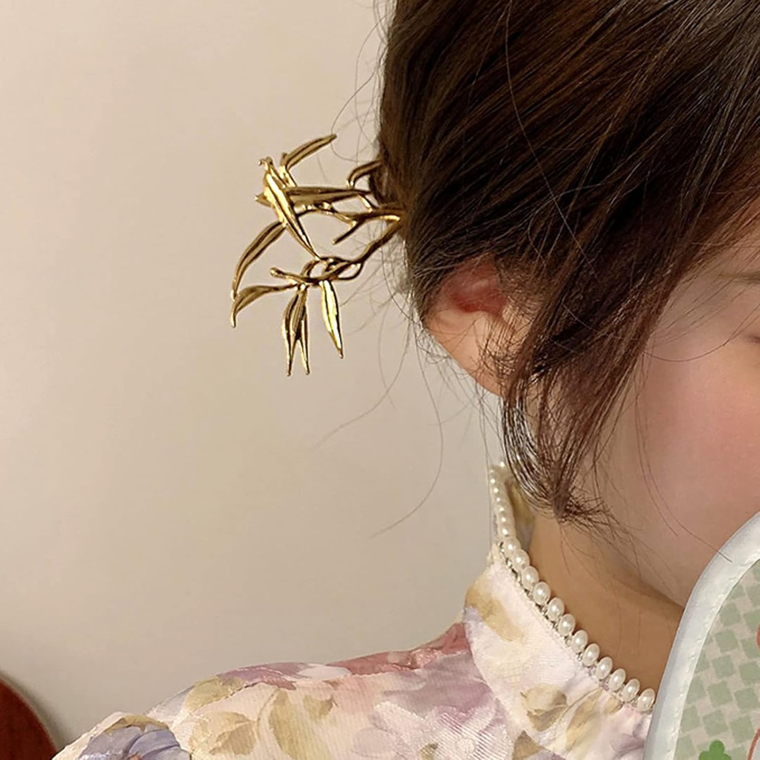 Palo de pelo de estilo chino, horquillas de doble punta, horquilla de pelo con forma de bambú, accesorios para el cabello de Chignon Hanfu para