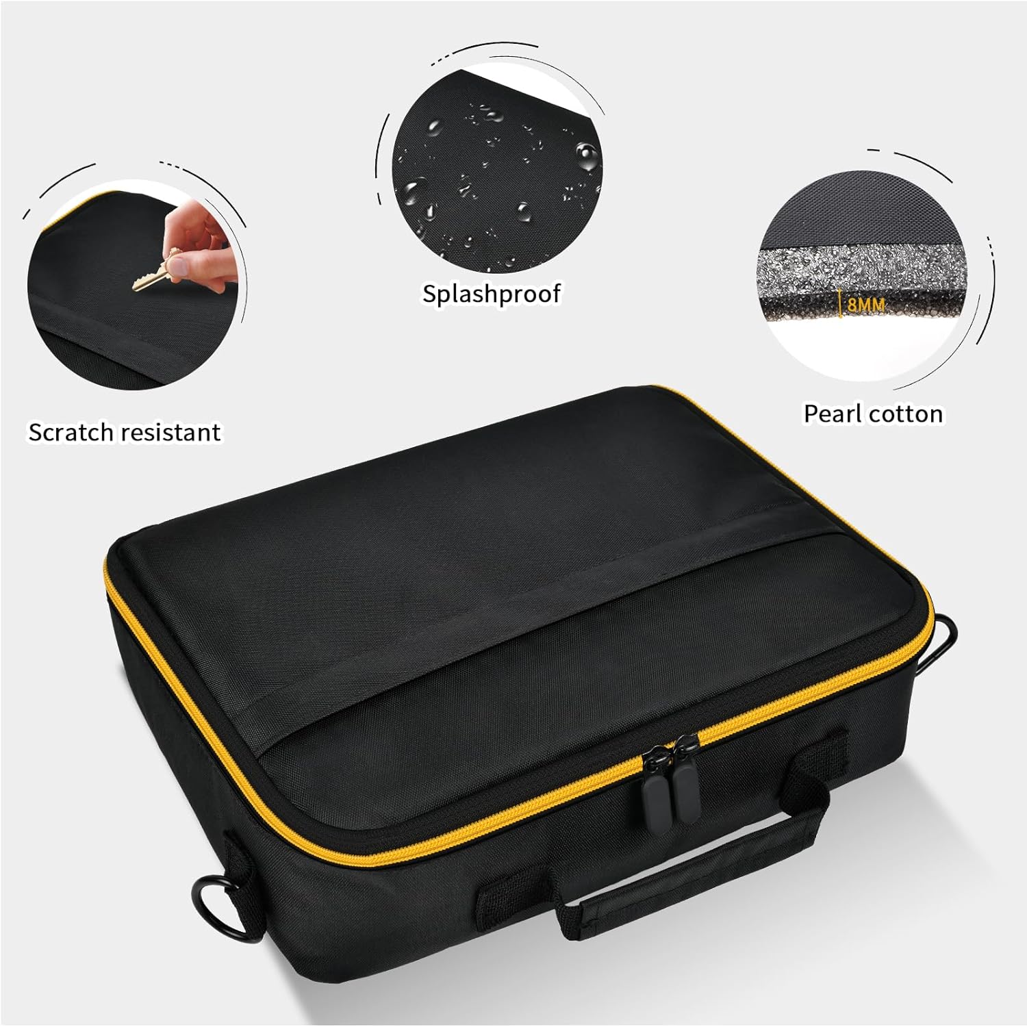 Peciue Funda grande para la Biblia, diario para la Biblia, librero de transporte para bolígrafos, libros de trabajo, resaltadores, para iPad, papel