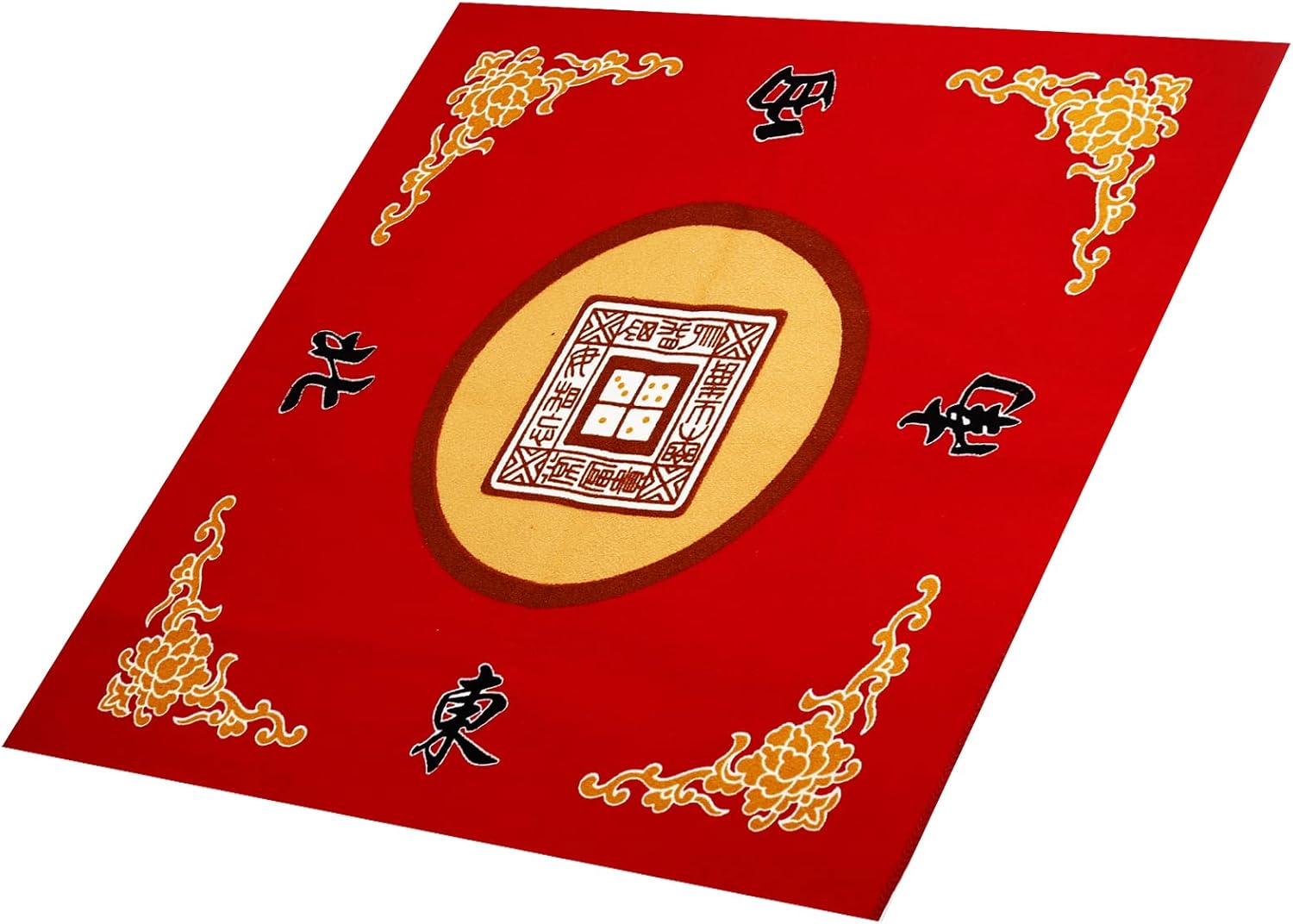 Mahjong Mat, cubierta antideslizante para mesa de reducción de ruido, tapete de mesa de Mahjong antideslizante con bolsa, para Mahjong Paigow Poker