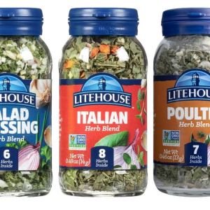 Litehouse Paquete de mezcla de hierbas variadas de sabores liofilizados (italiano, aves de corral, mezcla de hierbas de aderezo para ensalada) Litehouse Paquete de mezcla de hierbas variadas de sabores liofilizados (italiano, aves de corral, mezcla de hierbas de aderezo para ensalada)
