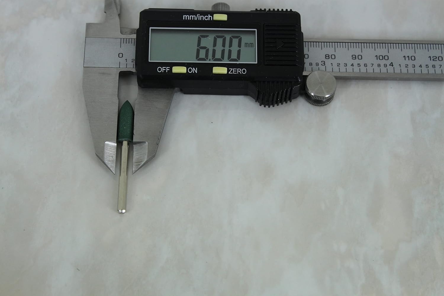 TEMO 10 piezas de 0.236 in (14 pulgadas) herramienta giratoria de goma bala de pulido con vástago de 0.118 in (18 pulgadas) para herramientas