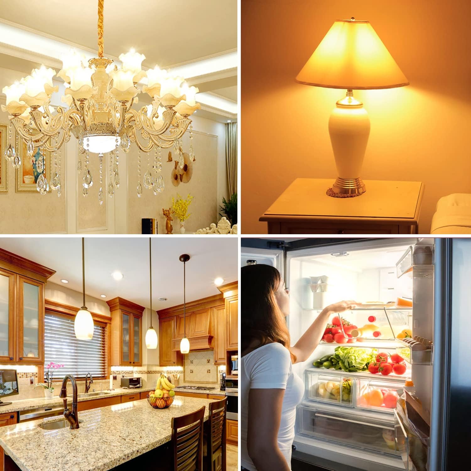 Bombilla LED mejorada para refrigerador Frigidaire Kenmore Whirlpool, refrigerador, piezas y accesorios, blanco frío, 6000 K, repuesto de bombillas
