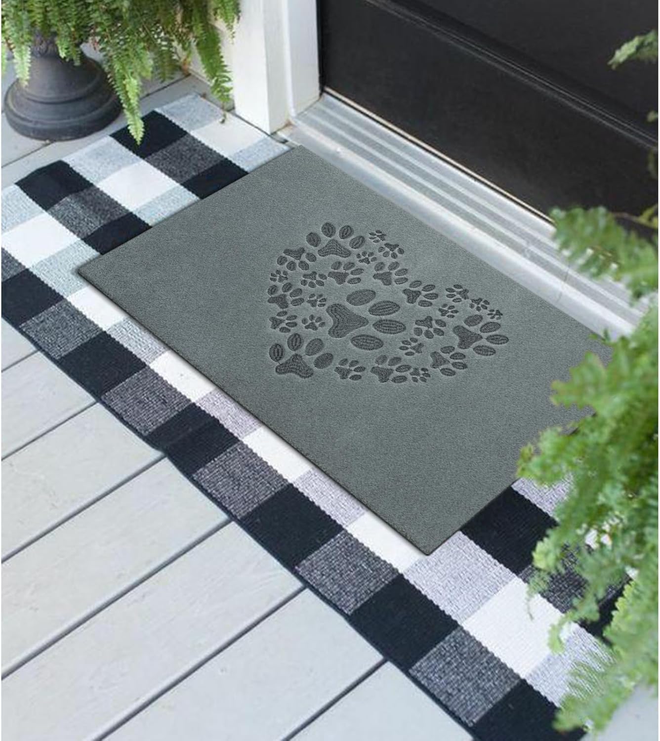 Tapetes de bienvenida para la entrada del hogar, divertidos tapetes de Doo, tapetes de bienvenida para puerta delantera, interiores y exteriores,