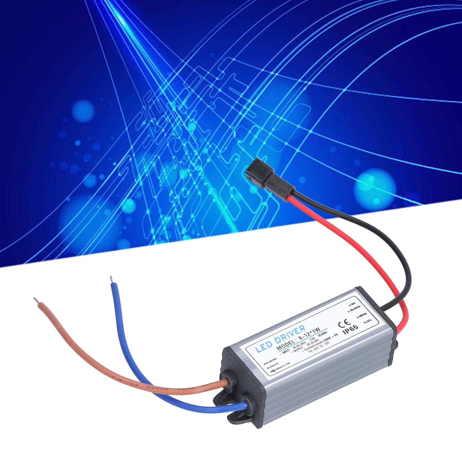 Fuente de alimentación LED Transformador impermeable IP65 AC 85 a 265V a CC 24 a 45V Convertidor de voltaje constante LED Fuente de alimentación de