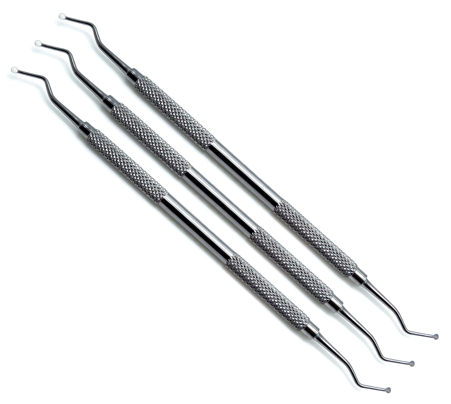 Excavadora restauradora dental 127128, instrumento de doble extremo de cuchara de 0.079 in