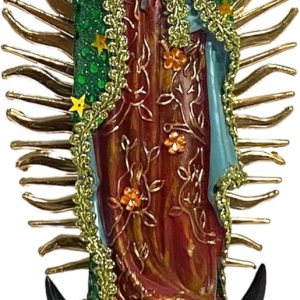 12 pulgadas Nuestra Señora de Guadalupe Rayos Dorados del Sol Estatua Virgen María Estatua Glitter Túnica Virgen Imagen Estatua Regalo Religioso 12 pulgadas Nuestra Señora de Guadalupe Rayos Dorados del Sol Estatua Virgen María Estatua Glitter Túnica Virgen Imagen Estatua Regalo Religioso