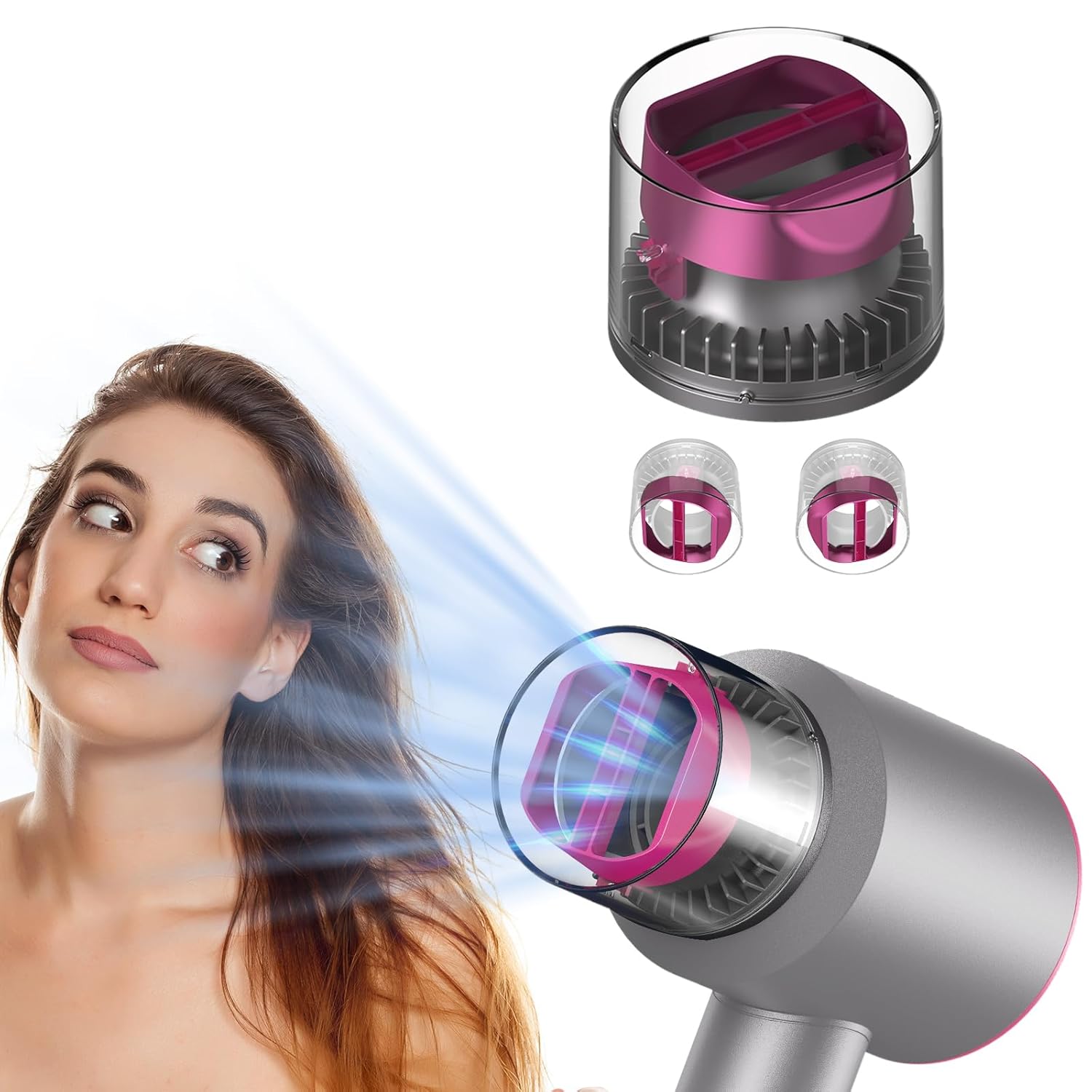 AutoSwing – Accesorio de boquilla de aire compatible con los modelos de secador de pelo supersónico Dyson HD01, HD02, HD03, HD04, HD07, HD08, solo