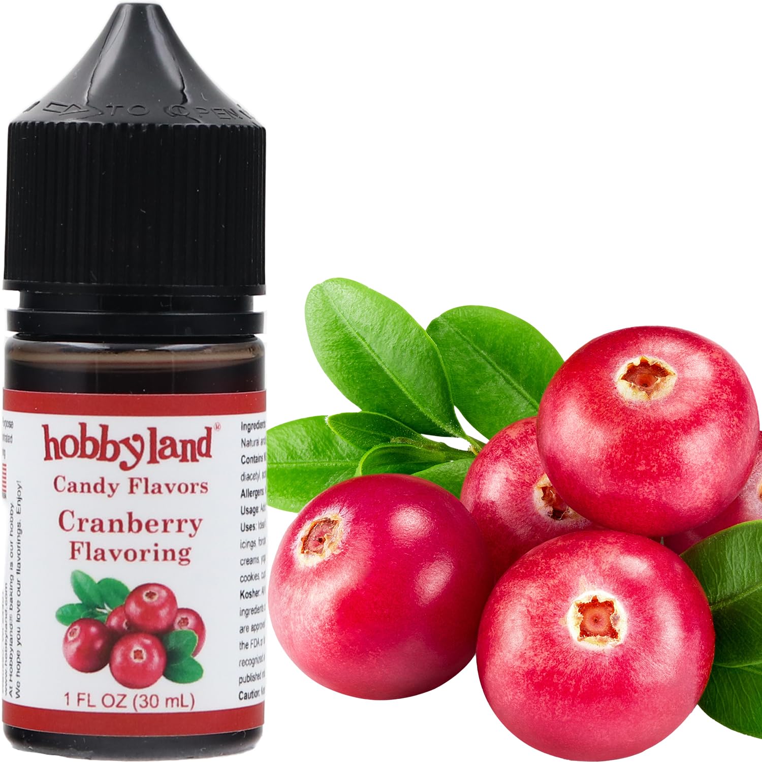 Hobbyland Sabores de caramelo (sabor a arándano, 1 onza líquida) Úselo como ingrediente en la preparación de alimentos y bebidas.