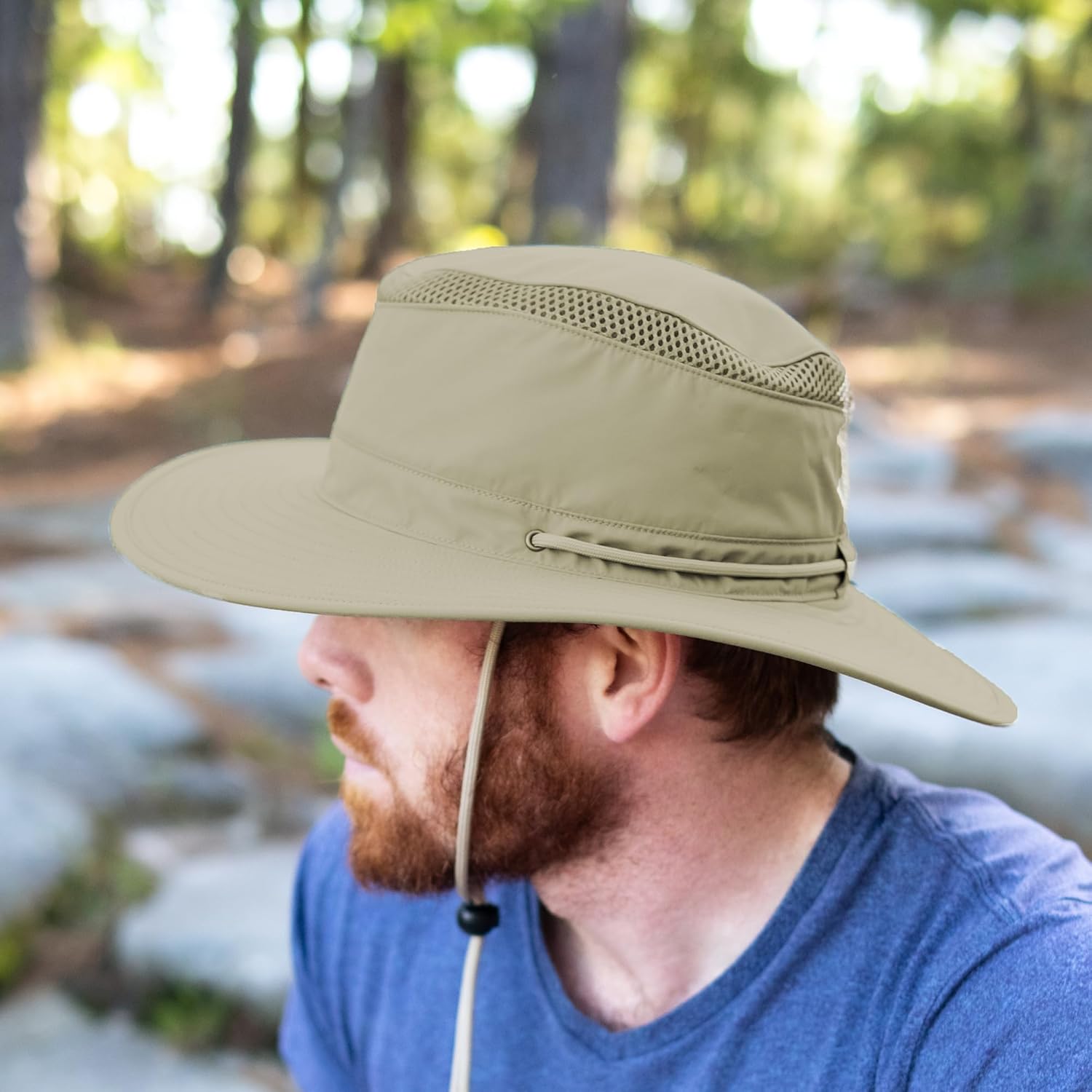 KANUT SPORTS Cimarron Safari Sun Hat con ala ancha protección solar sombrero de verano para mujeres y hombres