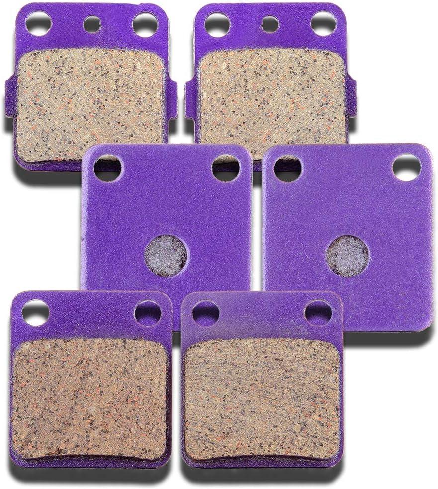 Kit de pastillas de freno de fibra de carbono FA54 FA84 para YFZ350 Banshee 1988-2005 para Wolverine 350 1995-2005 para Banshee 350 YFZ350 1990-2006