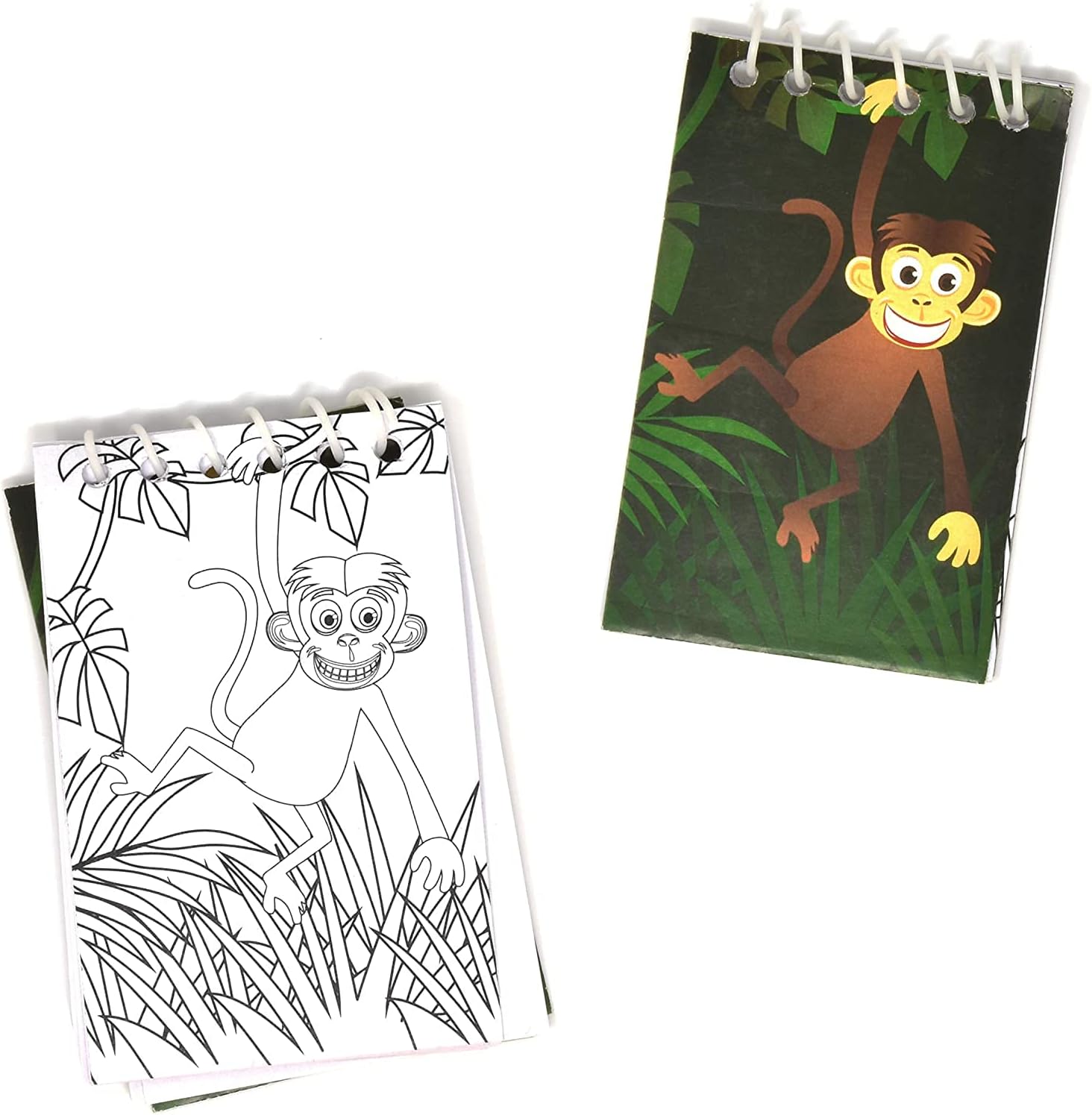 Gift Boutique 48 unidades, zoológico, selva, animal, minibloc de notas, safari, tropical, suministros de recuerdo, decoración de león, cebra,