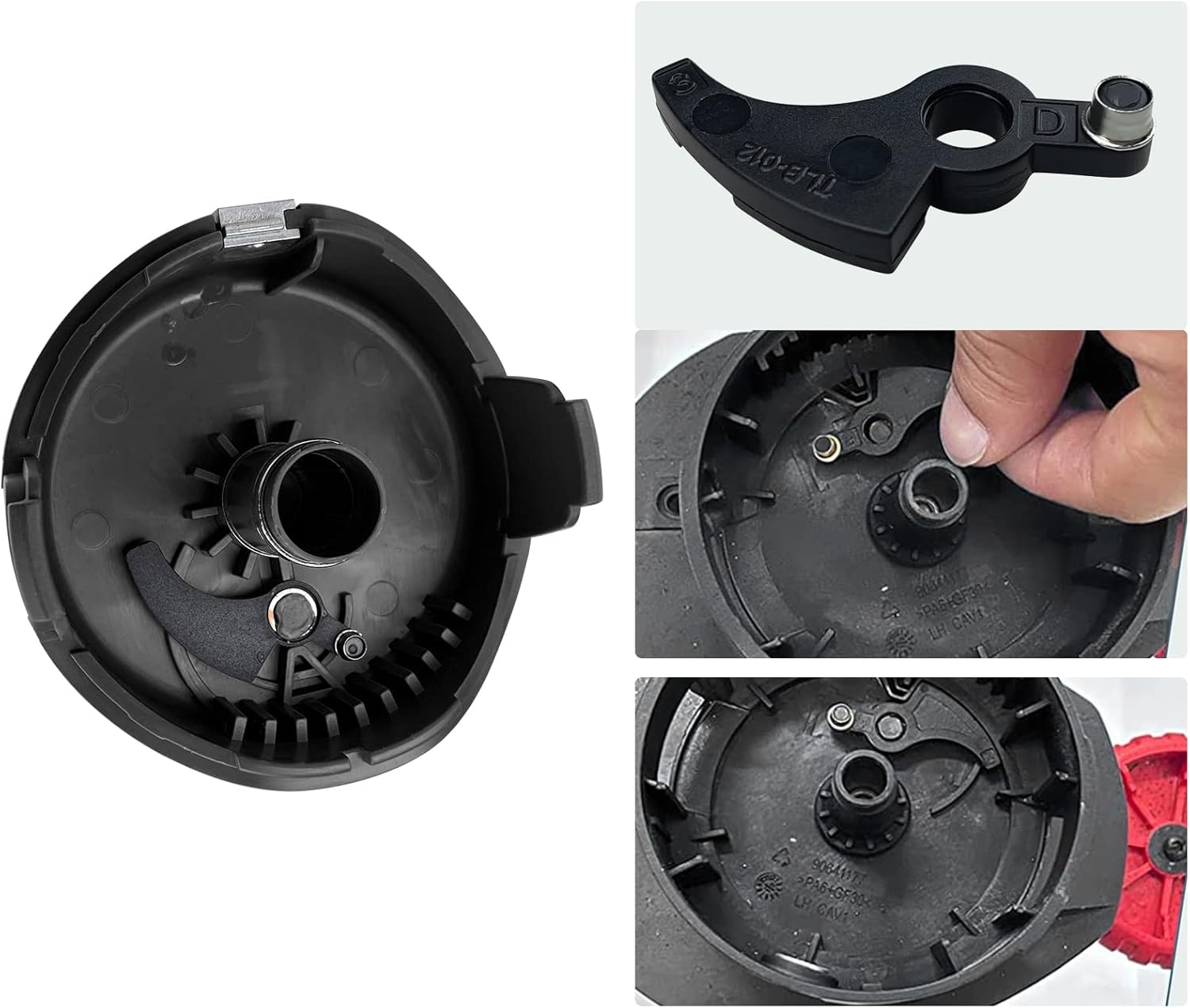 Paquete de 4 unidades 90567077 – Palanca de recortadora de cuerdas para Black&Decker NST2118 LST220 LST136 LST220FC-B3 LST220FC-BR NST2118