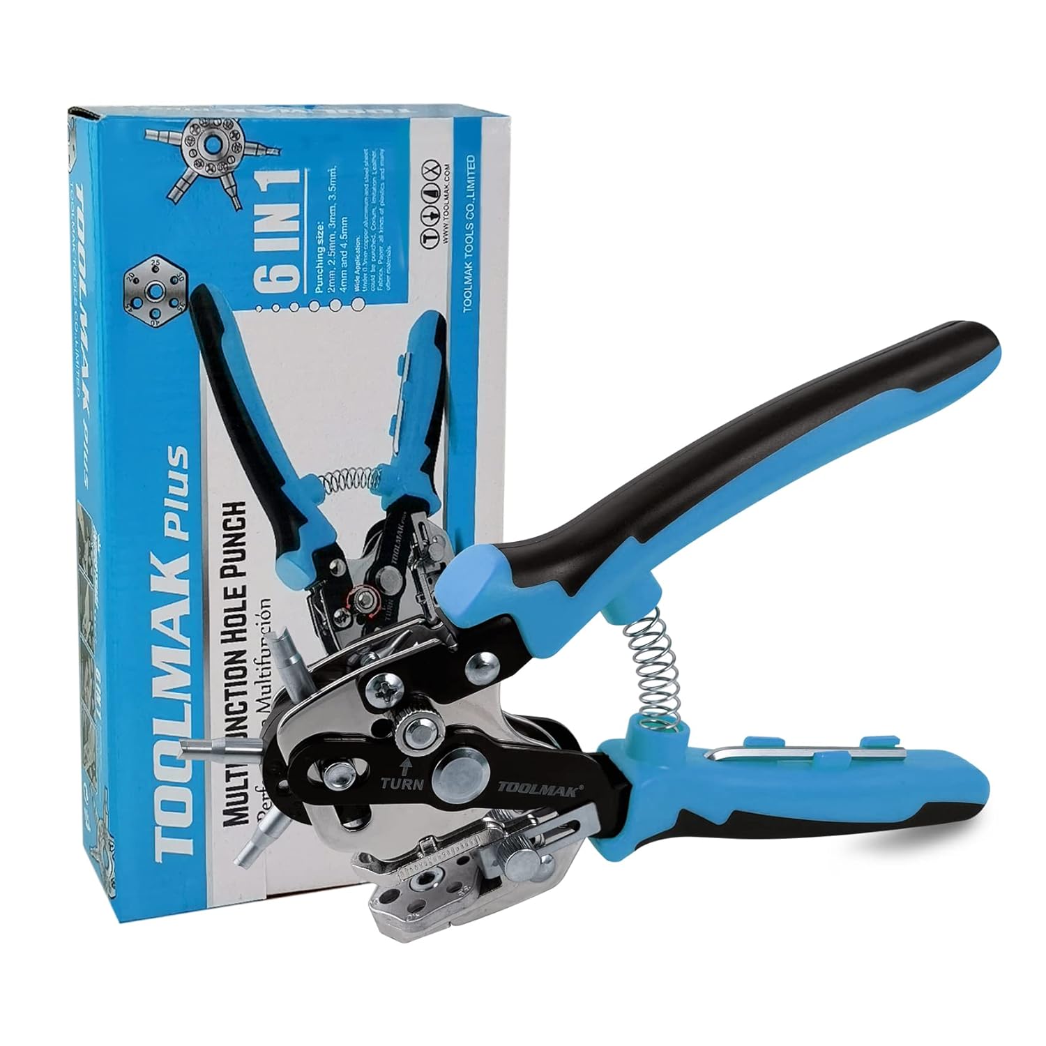 Perforadora de cuero multifunción, muy fácil de obtener agujeros perfectos para cuero y cinturón, plástico, regalos creativos para los amantes del