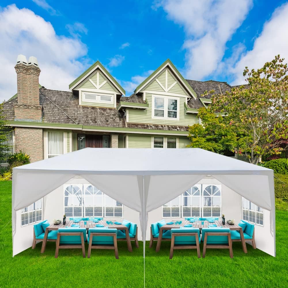 Carpa para exteriores, carpa de fiesta de boda, refugio de campamento, refugio instantáneo comercial, tienda de campaña impermeable con paredes