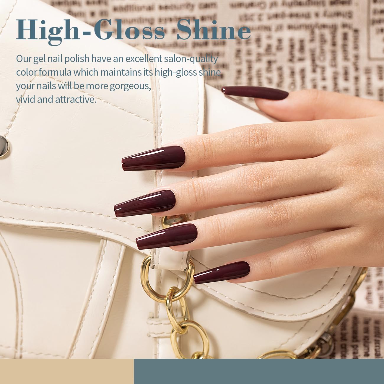 RARJSM Juego de 6 esmaltes de uñas de gel, color beige, azul lago, verde oscuro, marrón, caramelo, chocolate, marrón, otoño e invierno, colección de