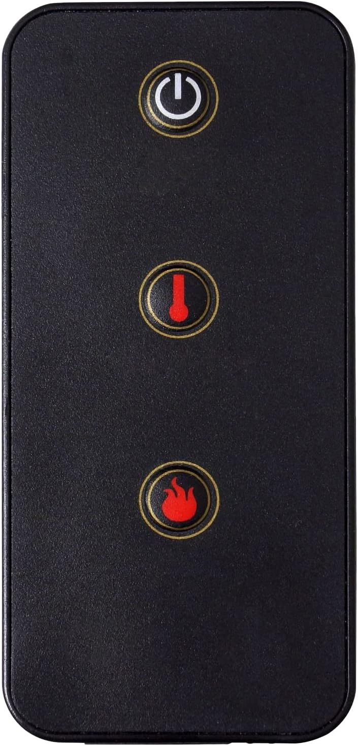 Mando a distancia de repuesto para Pleasant Hearth 23-700-712 JY-3A LH-24 23-600-320 3D Calentador eléctrico de chimenea interior