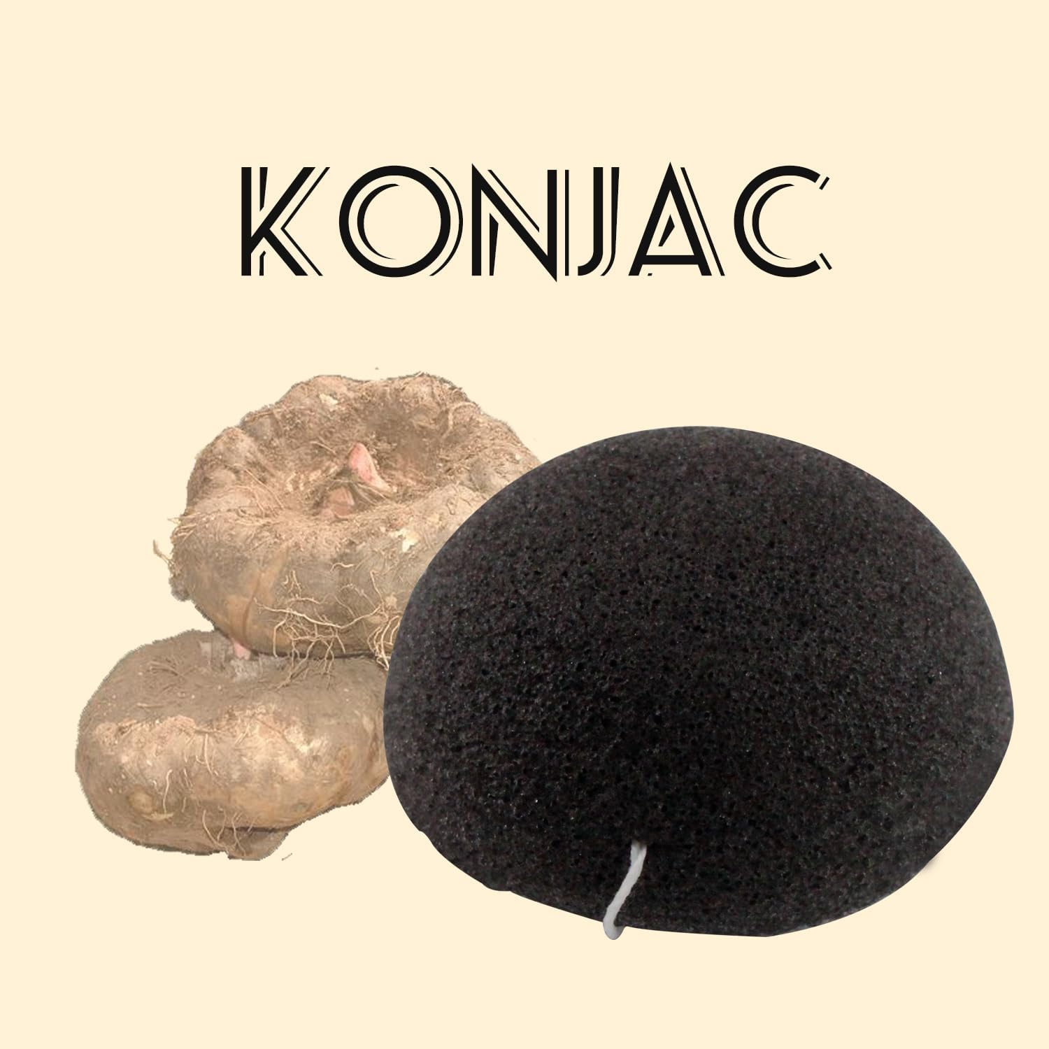 Spunspon Konjac – Juego de esponjas faciales orgánicas exfoliantes, exfoliantes faciales suaves diarios, cuidado de la piel, esponja de limpieza