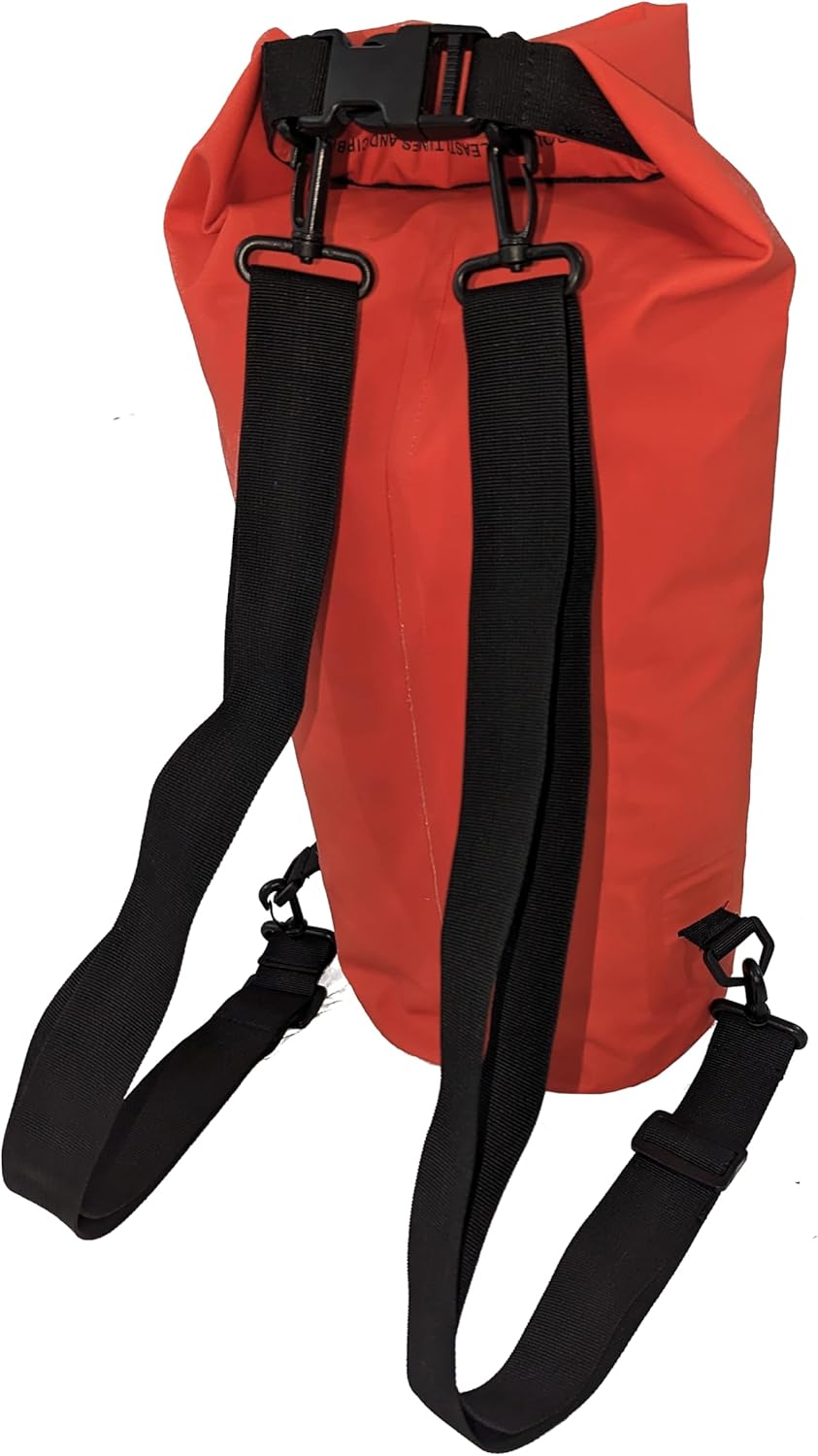 Mochila impermeable de 10 litros con doble correa para el hombro, bolsa seca ligera para canotaje, kayak, canoa, senderismo, camping, caza, deportes