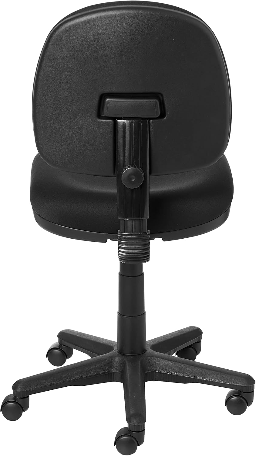 Office Star Silla de trabajo neumática esculpida con asiento acolchado grueso y soporte lumbar integrado, Coal FreeFlex