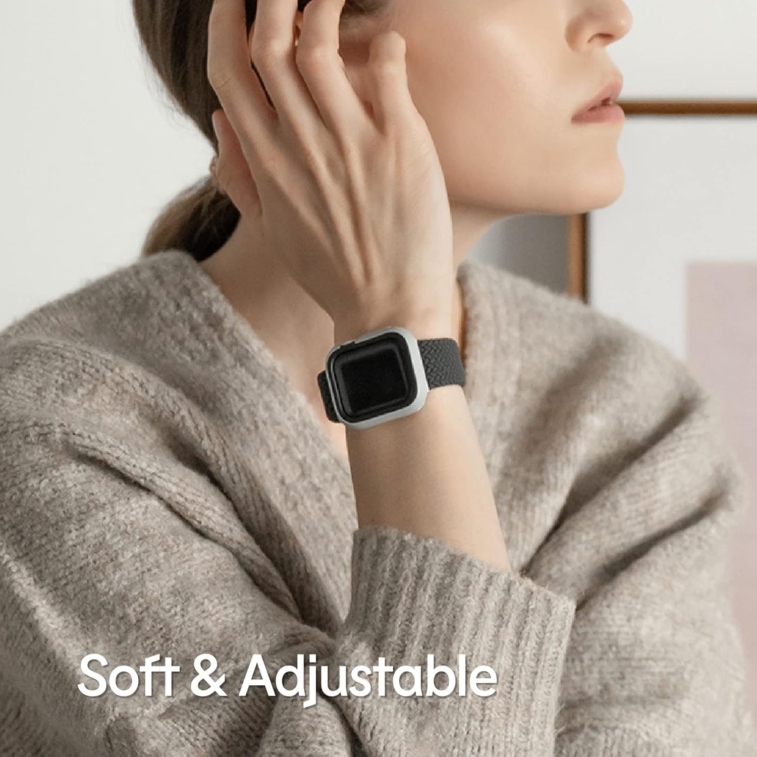 RhinoShield Correa trenzada para Apple Watch Series Ultra  87  SE  3 4244  45  1.929 in correa de Apple Watch