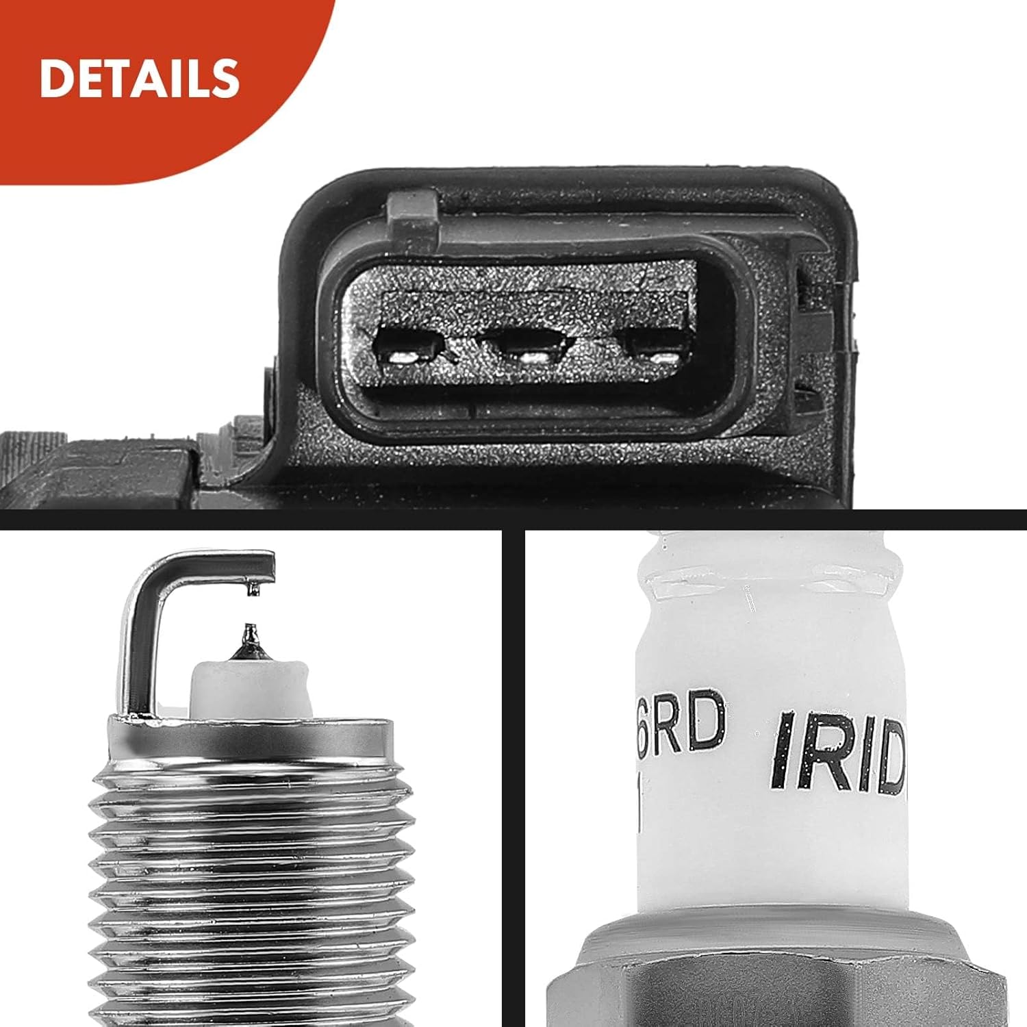 A-Premium Bobinas de encendido y bujías compatibles con Subaru Outback 2001-2009, Legacy 2008-2009, Tribeca 2008-2009, B9 Tribeca 2006-2007, 3.0L